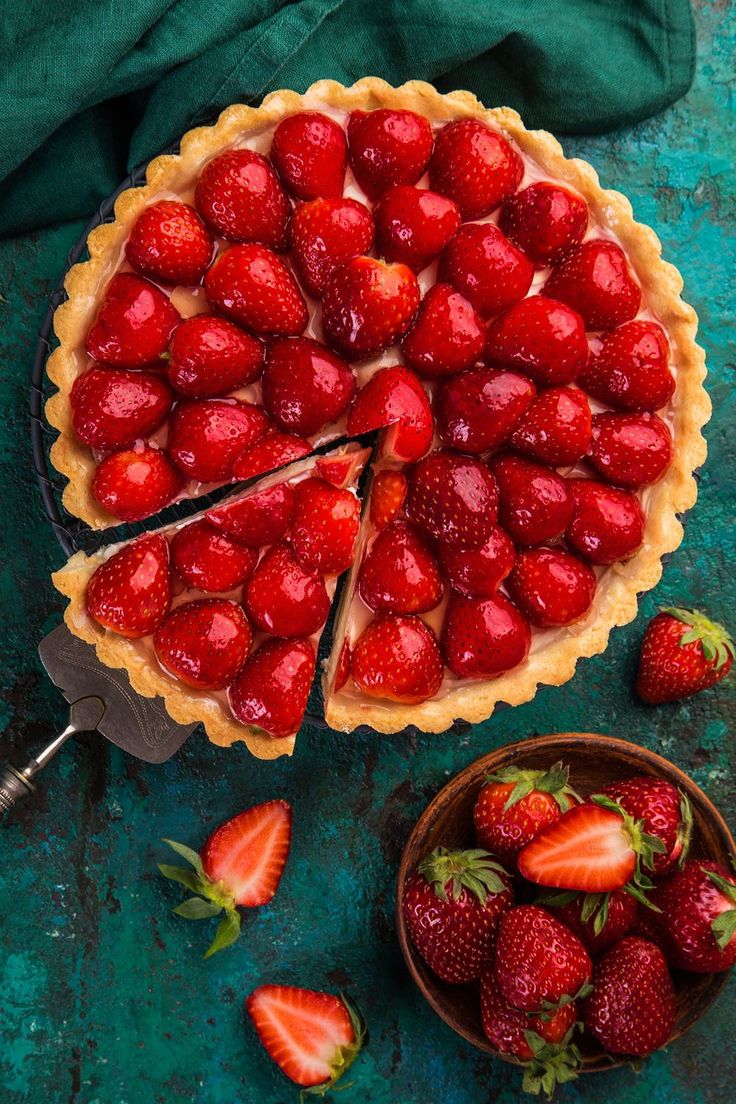 Fatia de Torta de Morango